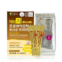 애플트리김약사네 닥터지프로바이오틱스 유산균 한국형유산균 신바이오틱스 장건강 비피더스, 2g, 30포