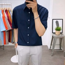 애드매이브 16컬러 빅사이즈까지 스판 링클프리 루즈핏 여름 반팔셔츠 남방