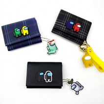 어몽어스지갑 AMONG US 3단 입체 지갑 어린이선물 유아동 선물 초등학생지갑