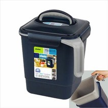 클라비아 음식물 쓰레기통 (4.5리터)손잡이 음식물쓰레기 음식물, 단품