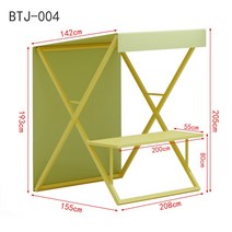 플리마켓 매대 접이식 가판대 이동식 좌판대 야시장 노점 행사, 2000 옐로우 프레임(그린어닝)