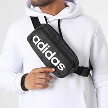 아디다스 힙색 크로스백 에센셜 웨이스트백 블랙
