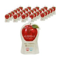 산지애 사과 원액주스 120ml x 30팩 사과즙 100%