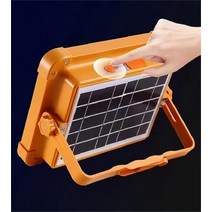 태양광패널 가정용 소형 모듈 발전기 500W 300W 100W 더블 패널 태양열 휴대용 투광 야외 IP65 캠핑 홈 비상 충전식 LED 핸들 스타일, 1.Orange single panel