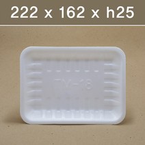 패키지요 스티로폼 사각트레이 18호 1000개, 1개, 1000개입