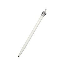 화이트- 0.7mm 검정색 볼펜 댕댕 강아지 판촉용, 화이트- 0.7mm 검정색 볼펜 댕댕 강아지 판