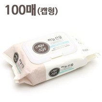 하늘선물 피톤치드 물티슈 캡형 100매 x 12개 유아물티슈, 12팩, 100매입
