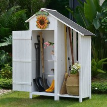 조립식창고 농기구보관함 옥상 창고 야외보관함, 흰색(770RC)