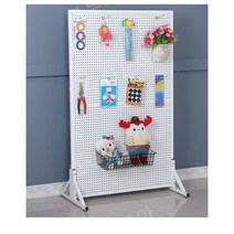 타공판 이동식 파티션 철제 스탠드 보드, 120x50, 1개