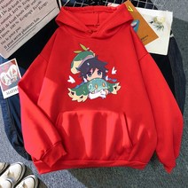 원신 애니후드티 씹덕티 후드티 Impact Hoody Anime 프린트 탑 여성 Girl 남성 캐주얼 힙합 후드 귀여운 그래픽 스웻 셔츠