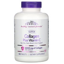 21세기 슈퍼 콜라겐 비타민 C 6000mg 180정 1팩 x 1개, 1통