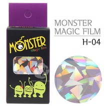 몬스터 매직필름 홀로그램필름, 1개, H-04