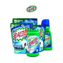 옥시크린 용기 리필형 리퀴드 액체 세탁 세제 산소표백제 세제종류 표백제, 옥시크린 용기형1kg