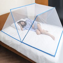 SC컴퍼니 바로착모기장 침대 텐트 원터치 모기장 싱글 패밀리 바로착 원천봉쇄 접이식모기장