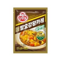 오뚜기 백세 발효 강황카레 순한맛 80g, 4개