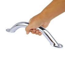 Pebbly Beach 스테인리스 스틸 보트 그랩 핸들 핸드레일 22.9cm(9인치) 원형 튜브 카약 요트 해양용