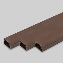 비츠온 PVC 사각몰딩 2호 밤색 백색 우드색 1000*19*12 전선정리 케이블보호 쫄대 전기공사 통신공사