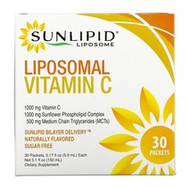 SunLipid 리포좀 비타민C 천연 향료 30봉 각 5.0ml (0.17oz)