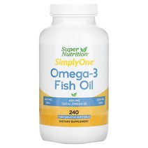 Super Nutrition 슈퍼 뉴트리션 오메가3 피쉬 오일 1000mg 소프트젤 240정