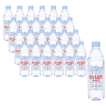 [수입생수 모음전] 에비앙 330ml 500ml 1L [패트] 에비앙 글라스 330ml[병] 모음 옵션선택 세계NO1. 이중박스 포장 및 정품가격-당일출고, 에비앙 미네랄워터 500ml 24패트