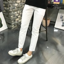 용된다 남자 빅사이즈 스판 밴딩 면바지