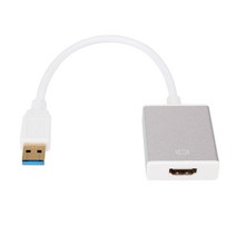 컴퓨터 노트북과 듀얼 모니터로 연결하는 USB3.0 컨버터, USB3.0(입력) to HDMI(출력)컨버터