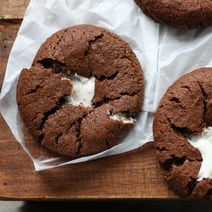 [핀초스낵] 초코 초코 멜팅 스모어 쿠키 간식 선물, 초코스모어쿠키 375g