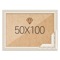 보석십자수액자 50x100 고급형 매트화이트, 단품