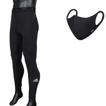 아디다스 TF LONG 테크핏 쫄쫄이 타이즈 + 패션마스크