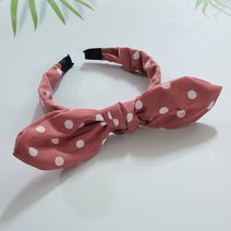 러블리굿베베 도트 바니 머리띠