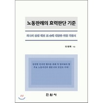 노동판례의 효력판단 기준, 진원사(진원무역), 이재학 저