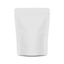화이트알루미늄 지퍼스탠드 18 x 25 + 9 (원두300g~350g), 100장, 소(S)