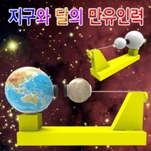 MDF3066 지구와 달의 만유인력 지구본형 1인용 과학교구/초등학교교구/자석교구/자연과학교구