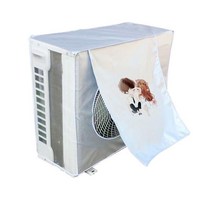 에어컨실외기커버 Midea에어컨실외기 가리개 날씬해보이는 대 1.5P실외 비막이 본체 보호커버 먼지방지 보호세트, T11- 작은행운, C04-빅사이즈 1.5P853257cm