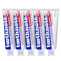 투스노트 수분치약 자몽향 100g 5개