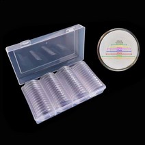 주화케이스 앨범 액자 수집 금화 보관 상자 60pcs 동전 캡슐 8 크기 1920.522.252527303941mm 보호 개스킷 동전 홀더 케이스