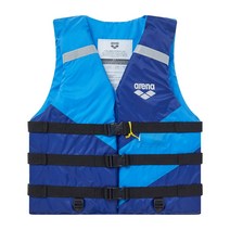 아레나 A2AC1AJ23~26 워터베스트 구명조끼 65~100kg, BLU(블루), 1개