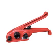 소형 전동 밴딩기 자동 플라스틱 포장 pp끈 박스 결속기 경량, 플라스틱 강철 조임기-레드