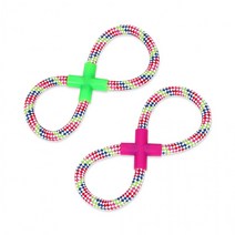 터그놀이 네온컬러 [애구애구] 대형견 이갈이장난감 치석제거 강아지, 팔팔터그 네온핑크