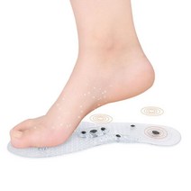 실리콘 마그네틱 자석 발 지압 신발 깔창 DD-12015