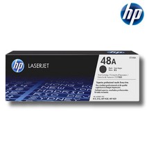 HP 정품 CF248A NO.48A 검정 레이저젯 M15A M28A M15W M28W 토너 (CF248A), 1개