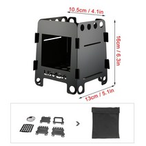 캠핑용화목난로 우드스토브 나무 불멍화로Lixd 휴대용 목재 스토브 경량 접이식 포켓 야외 캠핑 피크닉을위