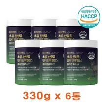 초유 산양유 멀티 단백 콜라겐 파우더 분말 분리대두단백 농축유청단백 분리유청단백 가수분해단백 저분자 피쉬콜라겐 식약처 HACCP 인증, 6개, 330g