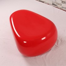 유림 섬유 야외 광장 쇼핑몰 조약돌 의자 좌석 벤치 스톨 디자인 조경 조형 포토존 어린이, 빨간색, 단일사이즈