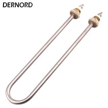 DERNORD 220v 1kw15kw2kw3kw4kw U 형 스테인레스 스틸 관형 가열 요소 황동 M16 스레드 전기 온수기, CHINA_220V | 1.5KW L205mm