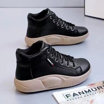 여성용 하이탑 캐주얼 플랫폼 통굽 슈즈 편한 운동화 발볼편한 키높이 굽 7cm 슬립온 굽높은 에어운동화 착화감좋은 스니커즈 3cm