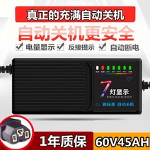 자동차배터리 60V45AH 자동 종료 전기 자동차 배터리 전원 차단 충전기 60V 45A 세발 자전거 고전력 범용 자동차배터리, 1. ⑦조명 및 정전 자동 종료 60V45AH T형 범