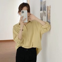 코코블랑 플레인 심플리남방