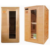 사우나 찜질방 한증막 대형 목욕탕 홈스파 홈사우나, 이중나무슬라이딩창클래식스타일