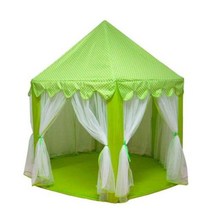 몽골텐트 방수천막 차광막 야외천막 휴대용 접이식 공주 텐트 모기 방지 아기 장난감 어린이 성 놀이 집 해변, green tent